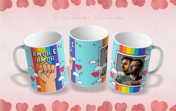 Caneca Tema LGBT Com Foto - Image 2
