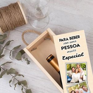 Caixa para Vinhos Modelo 2