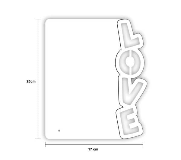 Moldura Love Personalizada em MDF - Image 3