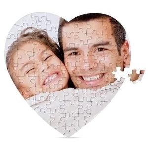 Puzzle em forma de coração