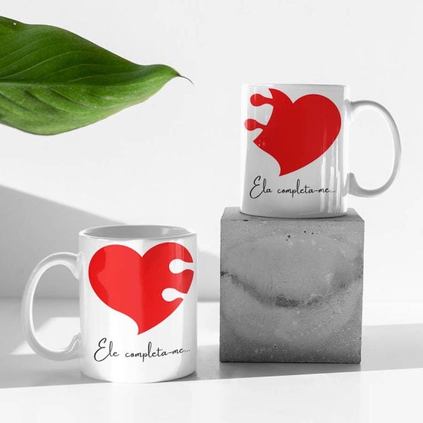 Conjunto Canecas Ele e Ela - Image 2