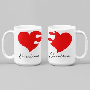 Conjunto Canecas Ele e Ela