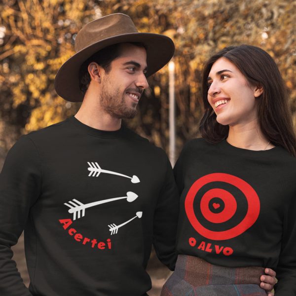conjunto t-shirt casal