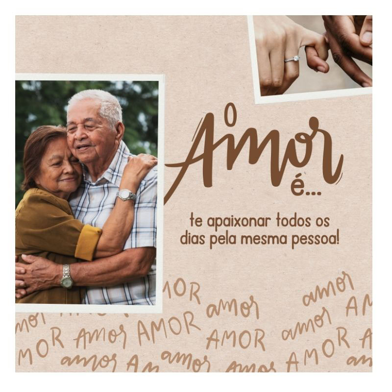 Almofada Fotos e texto Amor é 4 Almofada Fotos e texto Amor é - Image 4
