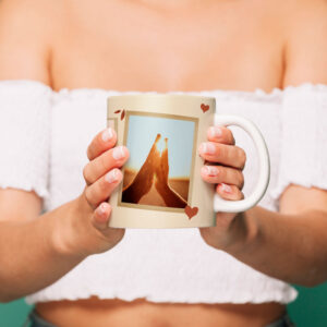 caneca 3 fotos personalizada